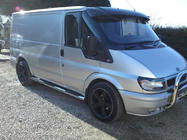 Ford Transit 2000–2014 Visera para parabrisas (negro brillo, 5mm) foto 12