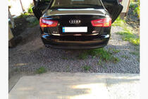 Audi A6 C7 2011-2017 Moldura maletero acero inoxidable foto 5