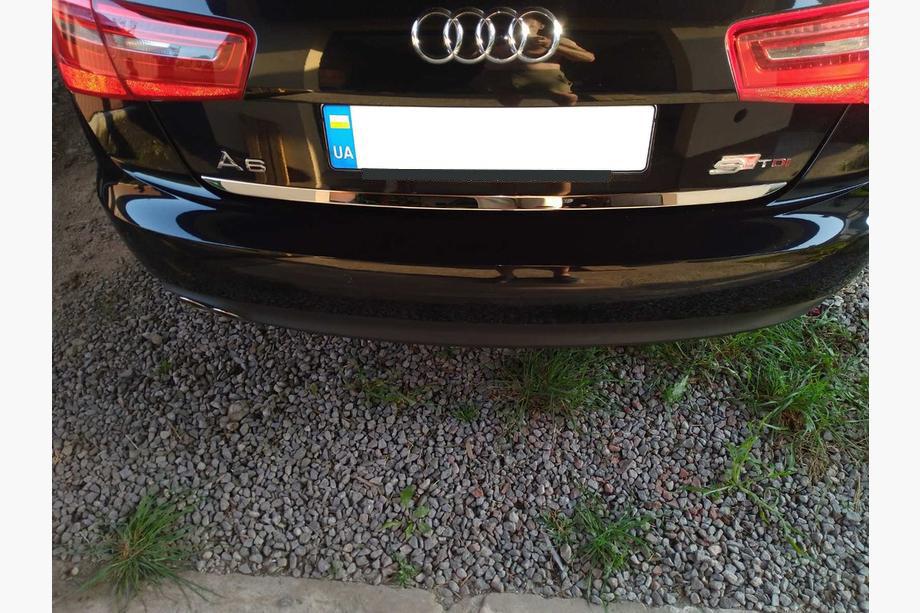 Audi A6 C7 2011-2017 Moldura maletero acero inoxidable Image