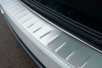 BMW 3 Series E90/E91 2005-2011 Protector de parachoques trasero acero inoxidable (2006-2008, SW) foto 3