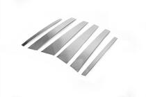 BMW X5 E70 2007-2013 Molduras de Acero Inoxidable para Pilares de Puerta foto 6