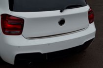 BMW 1 Series F20/F21 2011-2019 Moldura maletero acero inoxidable foto 8
