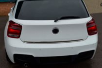 BMW 1 Series F20/F21 2011-2019 Moldura maletero acero inoxidable foto 4