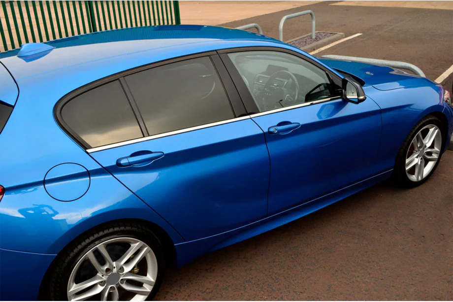 BMW 1 Series F20/F21 2011-2019 Molduras de Ventana Acero Inoxidable Image