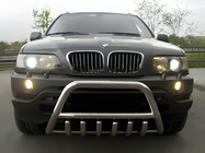 BMW X5 E53 1999–2006 Defensa Delantera WT003 (Acero Inoxidable) foto 3