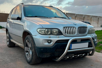 BMW X5 E53 1999–2006 Defensa Delantera WT003 (Acero Inoxidable) foto 1