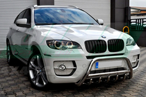 BMW X5 E70 2007-2013 Defensa Delantera WT003 (Acero Inoxidable) 50mm foto 2