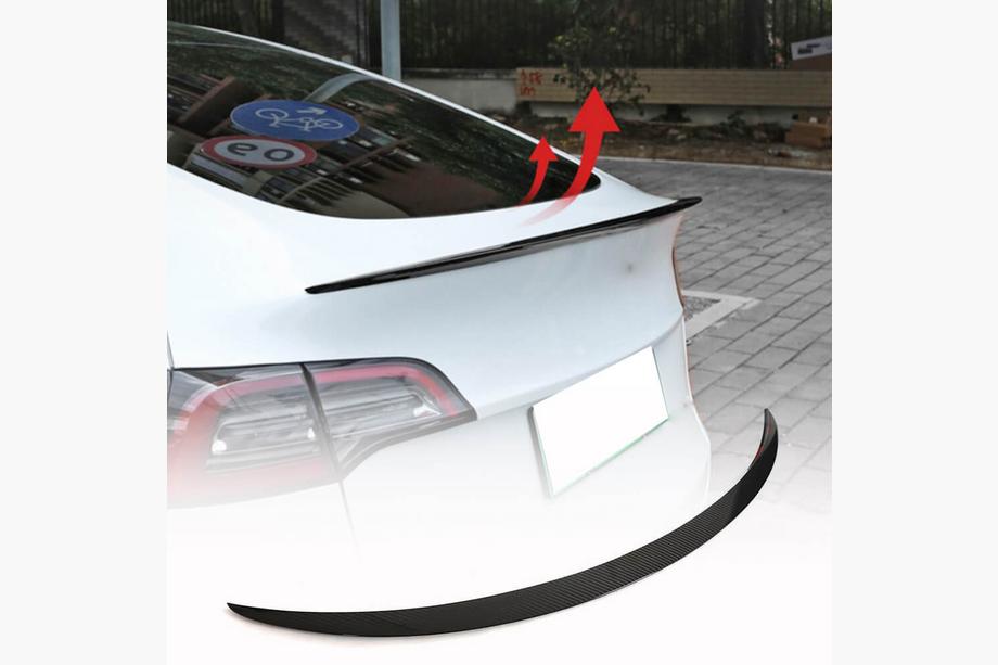 Tesla Model 3 2017- Alerón V5 (2017-2023, Carbono) Image