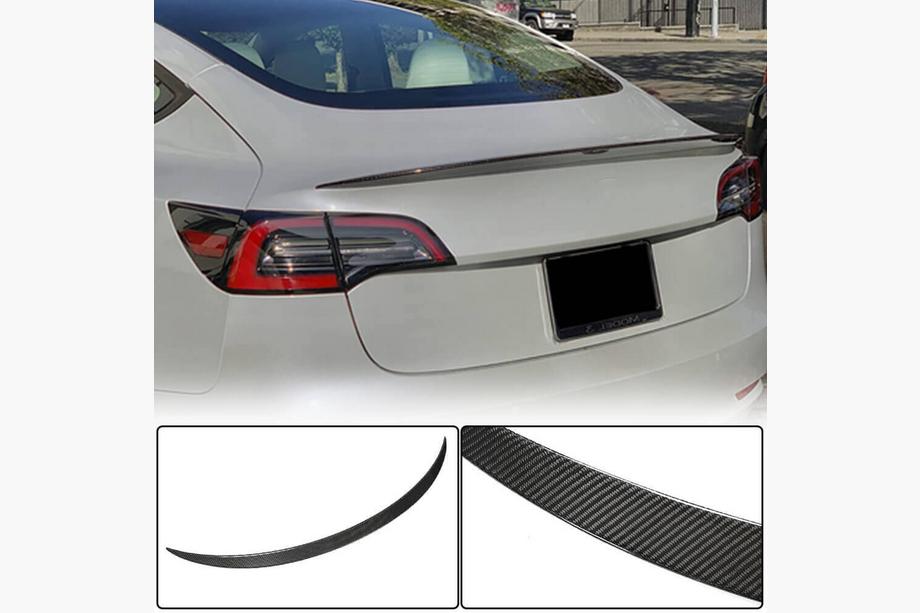 Tesla Model 3 2017- Alerón Trasero V7 (2017-2023, Carbono) Image