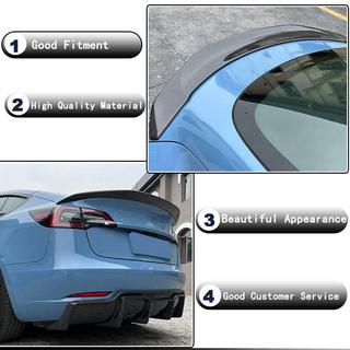 Alerón Trasero V2 (2020-2025, Carbono) Tesla Model Y 2020- foto 2