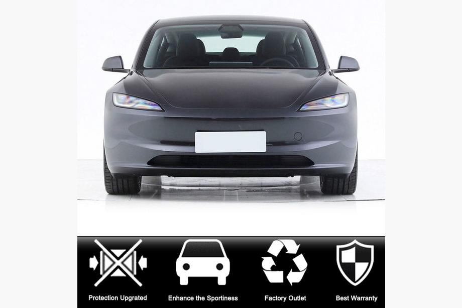Tesla Model 3 2017- Cubiertas de Umbral V1 (2017-2023, Carbono) Foto 5