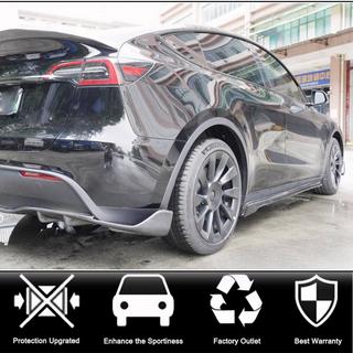 Cubiertas de faldones laterales V1 (2020-2025, Carbono) Tesla Model Y 2020- foto 2