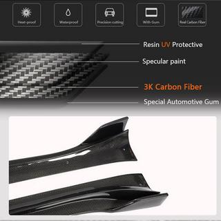 Cubiertas de faldones laterales V1 (2020-2025, Carbono) Tesla Model Y 2020- foto 4