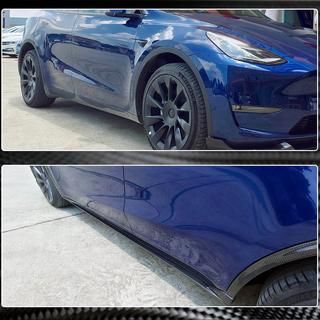 Cubiertas de Umbral V2 (2020-2025, Carbono) Tesla Model Y 2020- foto 4