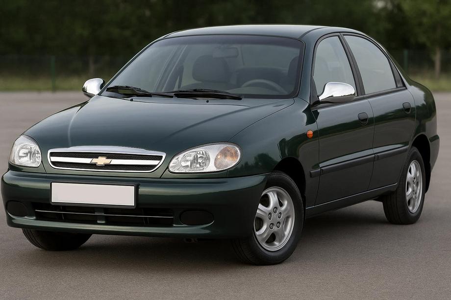 Chevrolet Lanos 1998–2017 Cubiertas de Espejos de Acero Inoxidable Foto 1