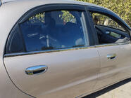 Chevrolet Lanos 1998–2017 Molduras de ventanas acero inoxidable (4 uds) foto 1