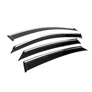 Deflectores de Ventana con Moldura Cromada Niken Luxury (4 uds) Hyundai Sonata DN8 2020- foto 3