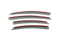 Hyundai Sonata YF 2010-2014 Deflectores de Ventana con Moldura Cromada Niken Luxury (4 uds) foto 4
