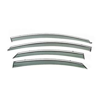 Deflectores de Ventana con Moldura Cromada Niken Luxury (4 uds) Hyundai Sonata YF 2010-2014 foto 1