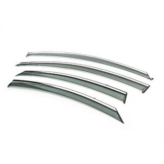 Deflectores de Ventana con Moldura Cromada Niken Luxury (4 uds) Hyundai Sonata YF 2010-2014 foto 2