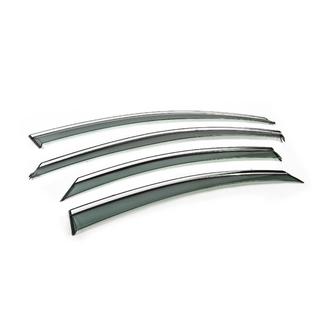 Deflectores de Ventana con Moldura Cromada Niken Luxury (4 uds) Hyundai Sonata YF 2010-2014 foto 3