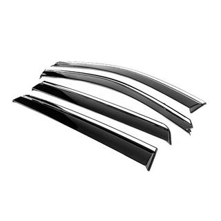 Deflectores de Ventana con Moldura Cromada Niken Luxury (4 uds) Hyundai Santa Fe 2 2006-2012 foto 2