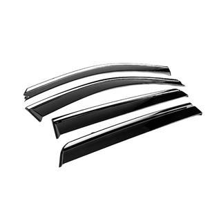 Deflectores de Ventana con Moldura Cromada Niken Luxury (4 uds) Hyundai Santa Fe 2 2006-2012 foto 3