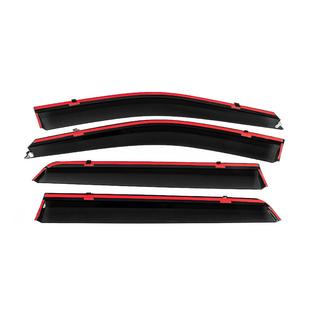 Deflectores de Ventana con Moldura Cromada Niken Luxury (4 uds) Hyundai Santa Fe 2 2006-2012 foto 4