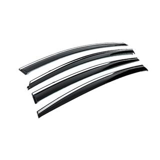 Deflectores de Ventana con Moldura Cromada Niken Luxury (4 uds) Hyundai Elantra (AD) 2015-2020 foto 3