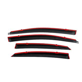 Deflectores de Ventana con Moldura Cromada Niken Luxury (4 uds) Hyundai Accent 2017-2023 foto 4