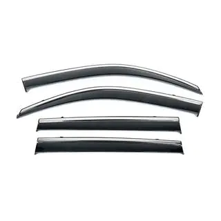 Deflectores de Ventana con Moldura Cromada Niken Luxury (4 uds)