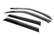 Subaru Forester 2008-2013 Deflectores de Ventana con Moldura Cromada Niken Luxury (4 uds) foto 2