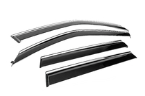 Subaru Forester 2008-2013 Deflectores de Ventana con Moldura Cromada Niken Luxury (4 uds) foto 3