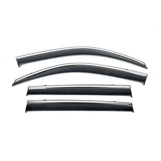 Deflectores de Ventana con Moldura Cromada Niken Luxury (4 uds)