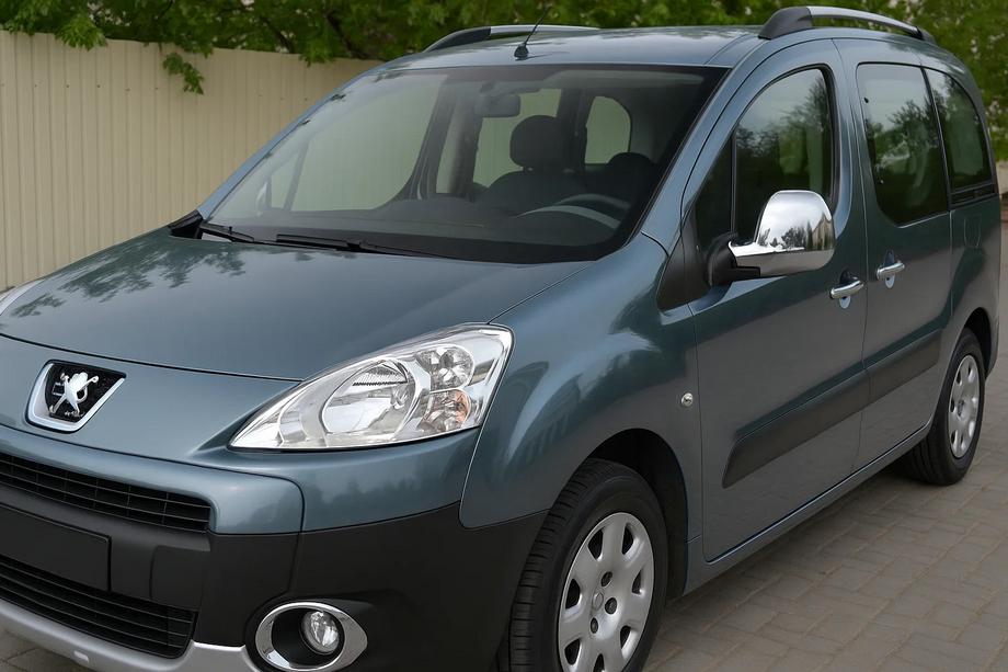 Peugeot Partner Tepee 2008-2018 Cubiertas de Espejos 2008-2012 (2 uds, Acero Inoxidable) Foto 1
