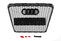 Audi A6 C6 2004-2011 Parrilla Delantera RS-Style (Gris con Cromo) foto 4