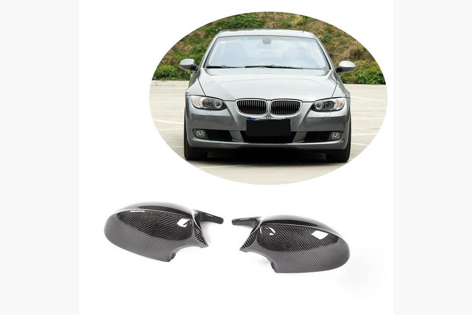 BMW 3 Series E90/E91 2005-2011 Cubiertas de Espejos V2 (para E90/E91 2005-2008, E92/E93 2006-2009, Carbono) Image