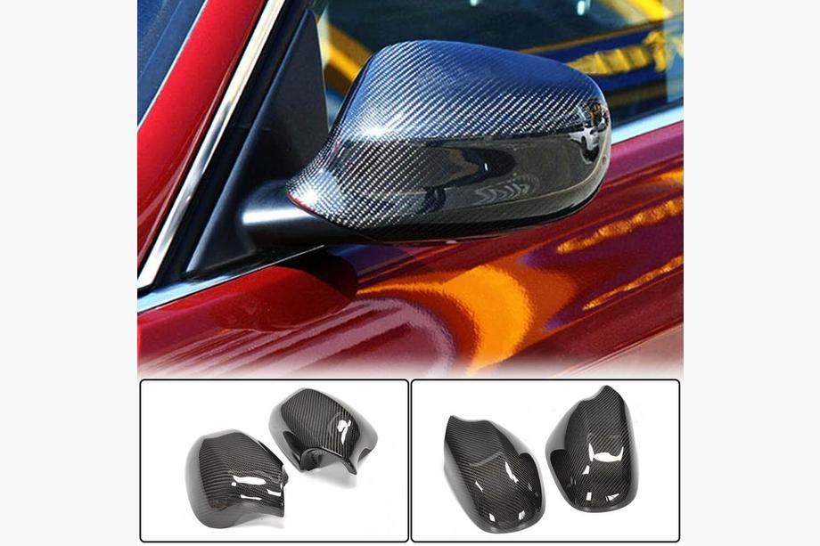 BMW 3 Series E90/E91 2005-2011 Cubiertas de Espejos (para E90/E91 2008-2011, Carbono) Image