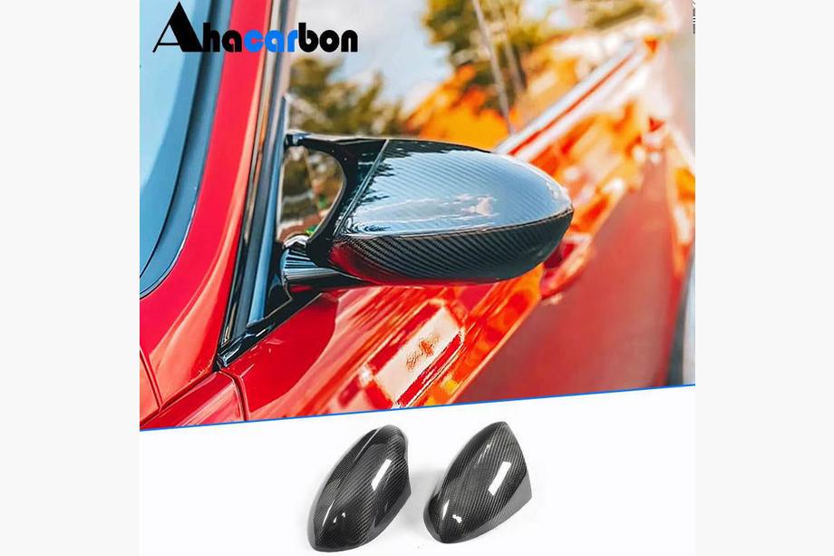 BMW 3 Series E90/E91 2005-2011 Cubiertas de Espejos V2 (para M3, Carbono) Image