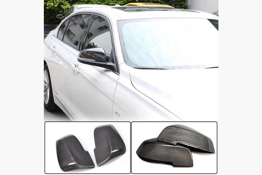 BMW 1 Series E81/E82/E87/E88 2004-2011 Cubiertas de Espejos (Carbono) Image
