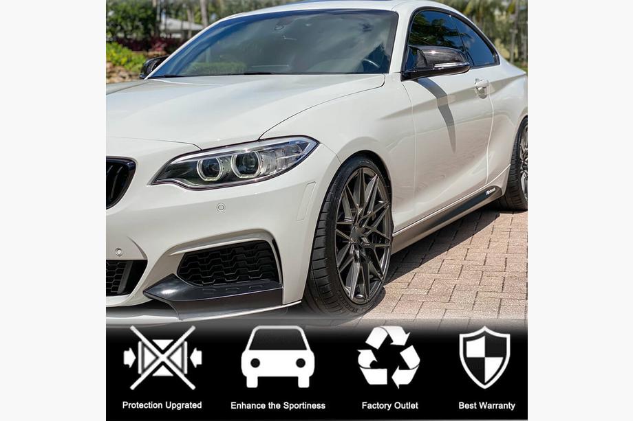 BMW 1 Series F20/F21 2011-2019 Cubiertas de Espejos V1 (Carbono) Foto 3
