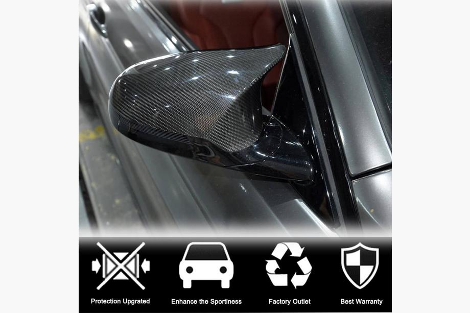BMW 4 Series F32/F33/F36 2012-2020 Cubiertas de Espejos Carbono Seco V2 (para M4) Foto 2