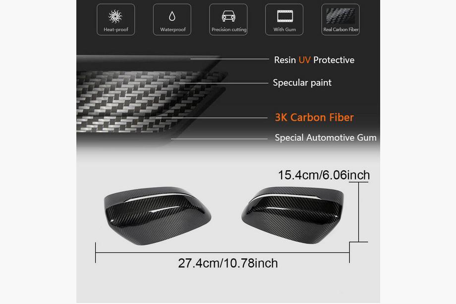 BMW 3 Series G20/G21 2018- Cubiertas de Espejos M-Look (Carbono) Foto 5