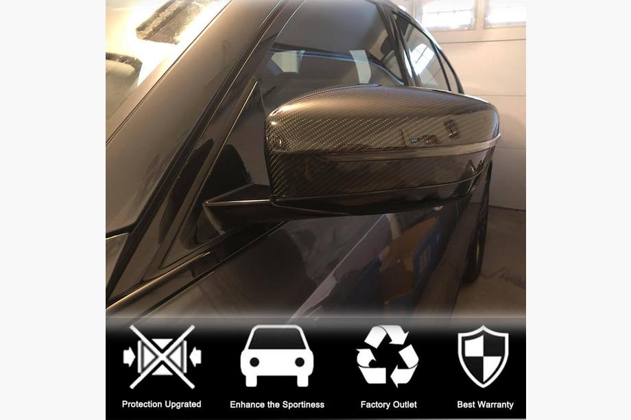 BMW 3 Series G20/G21 2018- Cubiertas de Espejos de Carbono Seco (2019-2022) Foto 2