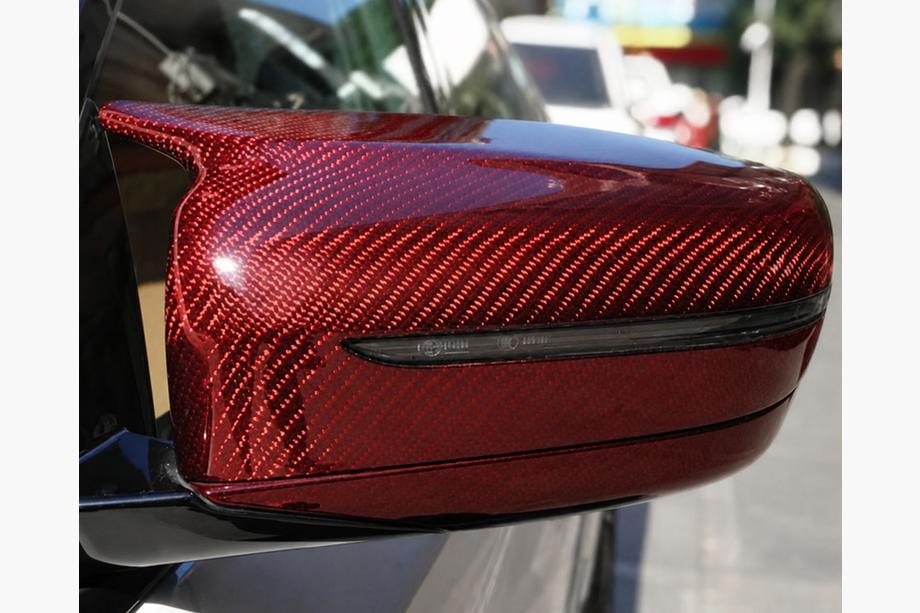 BMW 3 Series G20/G21 2018- Cubiertas de Espejos M-Look (Carbono Rojo) Image