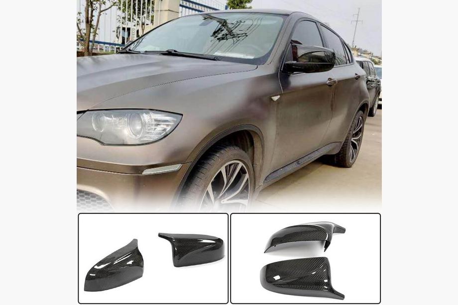 BMW X5 E70 2007-2013 Cubiertas de Espejos (Carbono) Foto 6