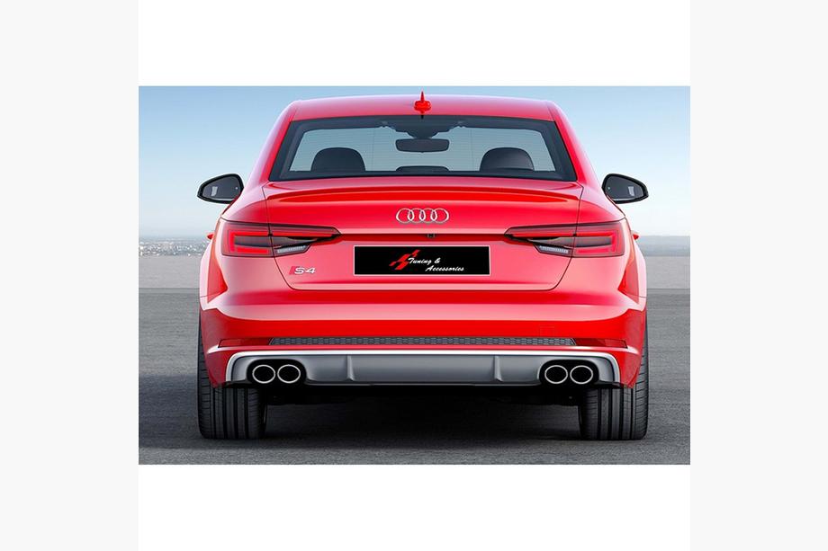 Audi A4 B9 2015-2024 Difusor del parachoques trasero DPT (2015-2019) Image