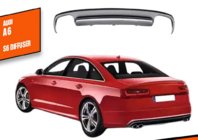 Audi A6 C7 2011-2017 Difusor Trasero de Parachoques DPT V1 (2011-2014) foto 1