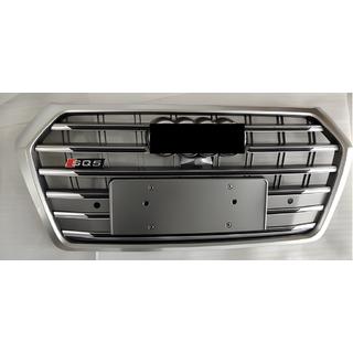 Parrilla delantera SQ-Style (2017-2020, negra con cromo) Audi Q5 2017-2025