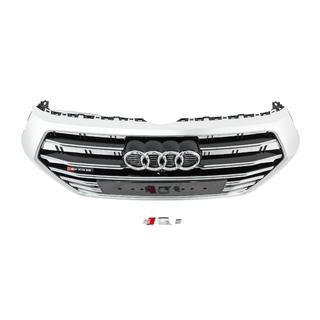 Parrilla delantera SQ-Style (2017-2020, negra con cromo) Audi Q5 2017-2025 foto 4